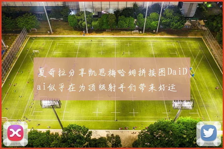 夏奇拉分享凯恩梅哈姆拼接图DaiDai似乎在为顶级射手们带来好运